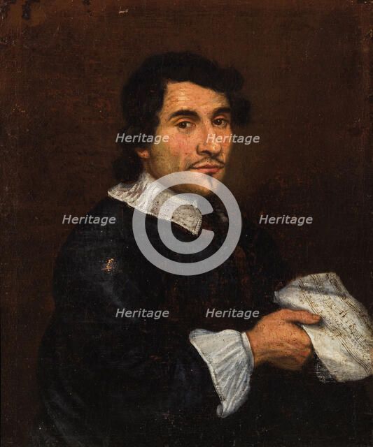 Portrait of the composer Girolamo Frescobaldi (1583-1643), First third of 17th cen.. Creator: Anonymous.