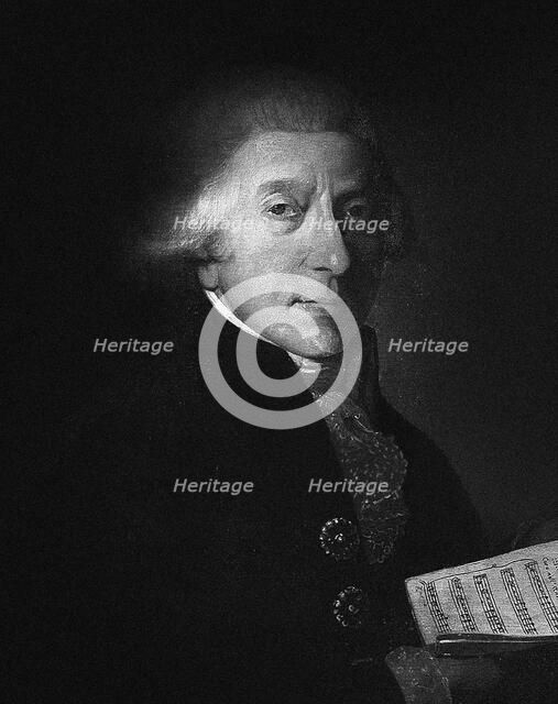 Portrait of the composer Giuseppe Sarti (1729-1802), c. 1798. Creator: Tonci, Salvatore (1756-1844).