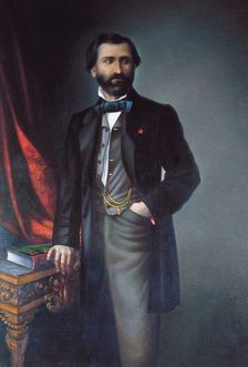 Portrait of the Composer Giuseppe Verdi (1813-1901), 1858