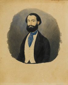 Portrait of the Composer Giuseppe Verdi (1813-1901), 1850s