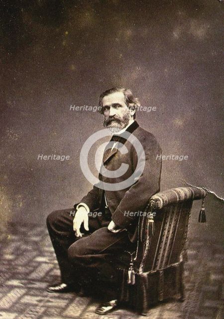 Portrait of the Composer Giuseppe Verdi (1813-1901), 1874.
