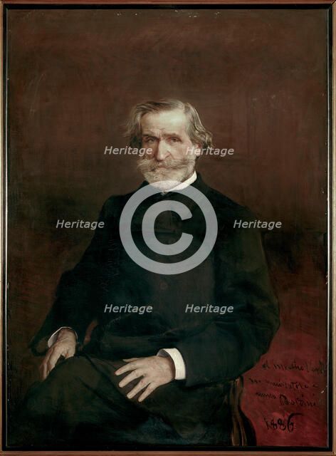 Portrait of the Composer Giuseppe Verdi (1813-1901), 1886.