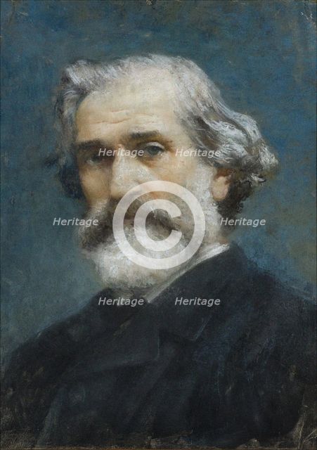 Portrait of the Composer Giuseppe Verdi (1813-1901), 1887.
