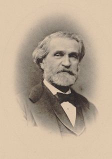 Portrait of the Composer Giuseppe Verdi (1813-1901), c. 1870. Creator: Truchelut, Jean-Nicolas (1811-1890)