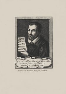 Portrait of the composer Gregorio Allegri (1582-1652)