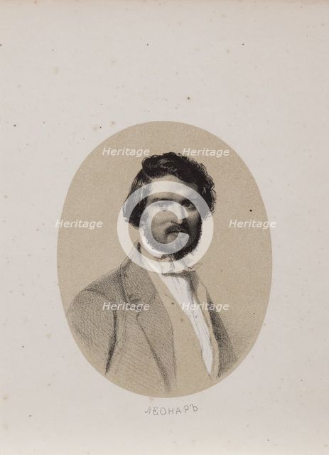 Portrait of the composer Hubert Léonard (1819-1890), 1853.