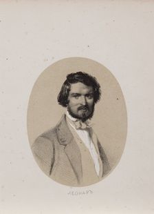 Portrait of the composer Hubert Léonard (1819-1890), 1853