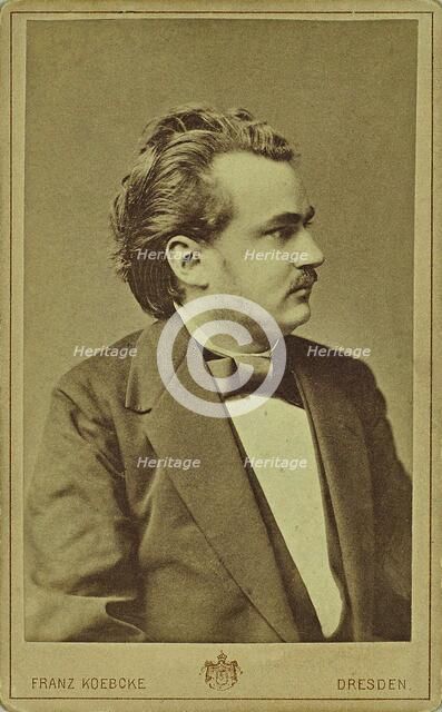 Portrait of the composer Hugo Richard Jüngst (1853-1923). Creator: Photo studio Franz Koebcke, Dresden  .