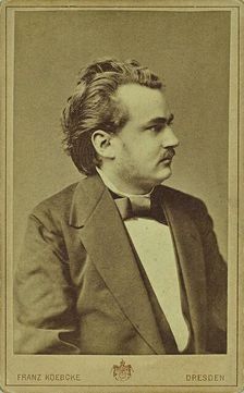 Portrait of the composer Hugo Richard Jüngst (1853-1923). Creator: Photo studio Franz Koebcke, Dresden