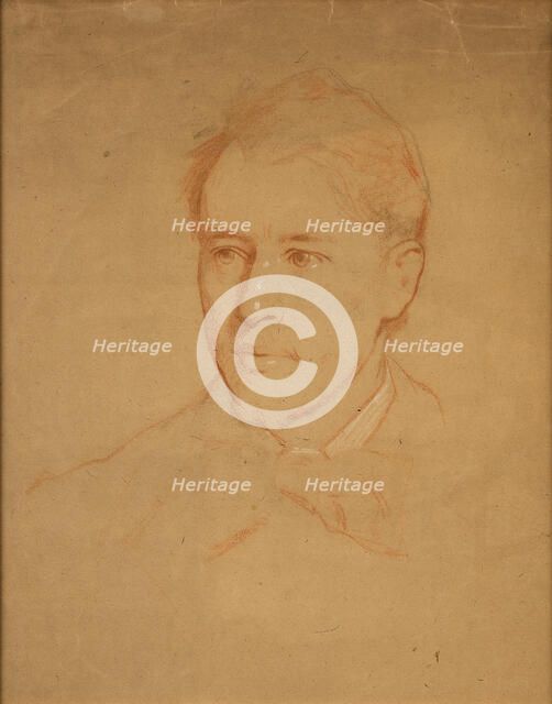 Portrait of the composer Hugo Wolf (1860-1903), c 1889. Creator: Katzer, Anton (1863-1945).