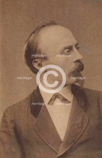 Portrait of the composer Hans von Bülow (1830-1894), c. 1875. Creator: Luckhardt, Fritz (1843-1894).