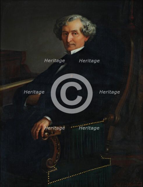 Portrait of the composer Hector Berlioz (1803-1869), 1865.