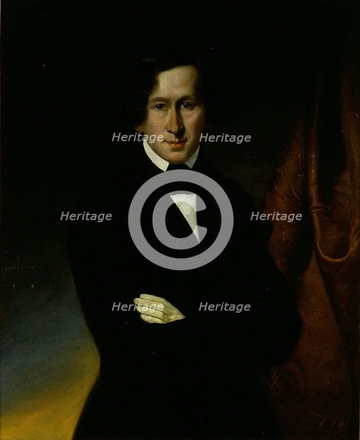 Portrait of the composer Hector Berlioz (1803-1869).