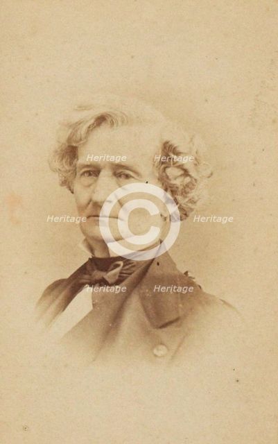 Portrait of the composer Hector Berlioz (1803-1869).