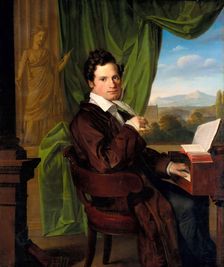 Portrait of the composer Heinrich Maria Schmidt, 1835