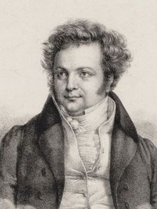 Portrait of the composer Heinrich Marschner (1795-1861). Creator: Brandt, Cäcilie (active 1820-1840s)