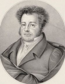 Portrait of the composer Heinrich Marschner (1795-1861). Creator: Fricke, Friedrich August (1784-1858)