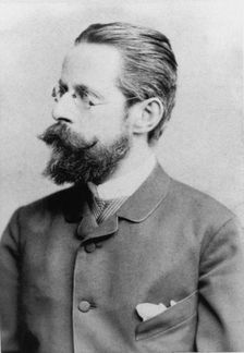 Portrait of the composer Heinrich von Herzogenberg (1843-1900), c. 1880. Creator: Anonymous