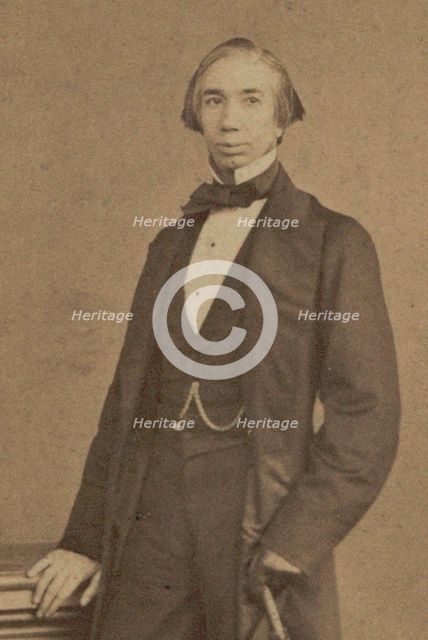Portrait of the Composer Henry Brinley Richards (1817-1885) , ca 1855. Creator: Anonymous.