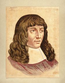 Portrait of the composer Henry Du Mont (1610-1684)
