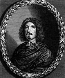 Portrait of the composer Henry Lawes (1595-1662), . Creator: Faithorne, William, the Elder (1616-1691)