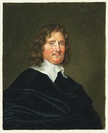 Portrait of the composer Henry Lawes (1595-1662), . Creator: Harding, George Perfect (1781-1853)