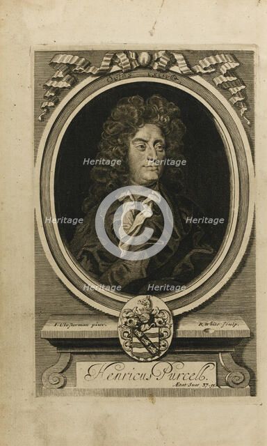 Portrait of the composer Henry Purcell (1659-1695), 1702. Artist: Closterman, John (1660-1711)
