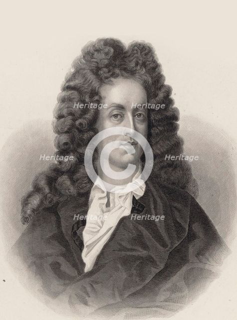 Portrait of the composer Henry Purcell (1659-1695). Creator: Anonymous.