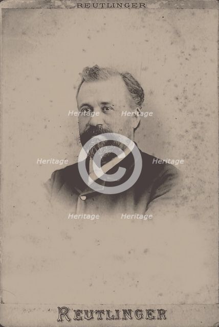 Portrait of the composer Henri Maréchal (1842-1924) , 1893. Creator: Photo studio Reutlinger, Paris  .