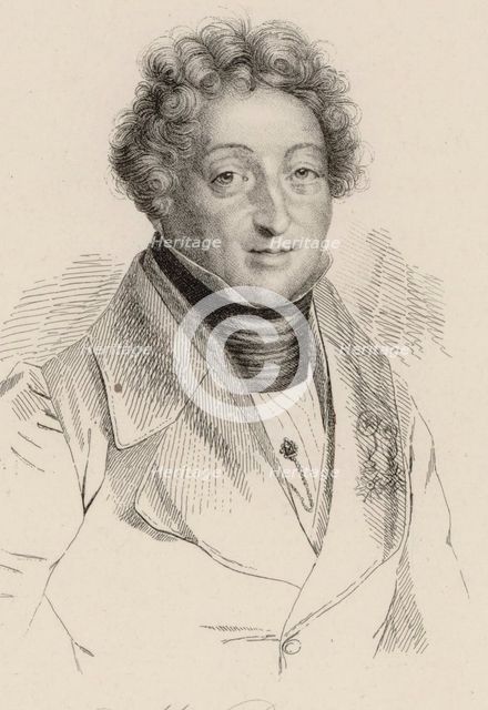 Portrait of the composer Henri-Montan Berton (1767-1844), 1830.