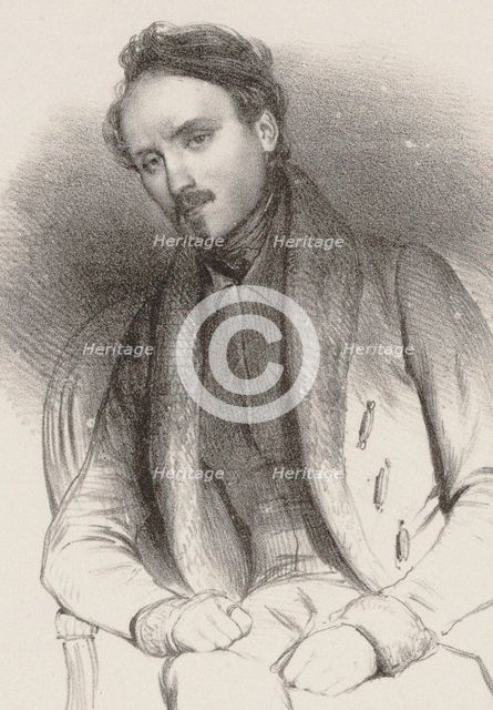 Portrait of the composer Henri Bertini (1798-1876), 1833.