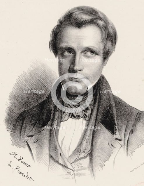 Portrait of the composer Henri Brod (1799-1839), 1835.