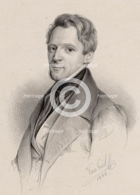 Portrait of the composer Henri Brod (1799-1839), 1836.