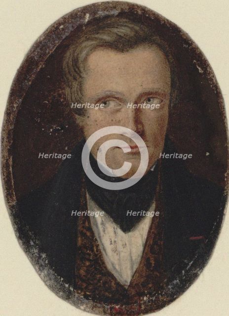 Portrait of the composer Henri Brod (1799-1839).