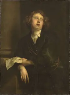 Portrait of the Composer Henricus Liberti (1628-1661), c.1630. Artist: Dyck, Anthony van, (Studio of)