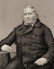 Portrait of the composer Hippolyte André Baptiste Chelard (1789-1861), 1860