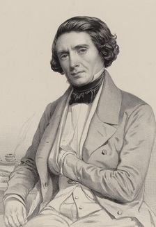 Portrait of the composer Hippolyte Raymond Colet (1808-1853). Creator: Alophe, Marie-Alexandre Menut (1812-1883)