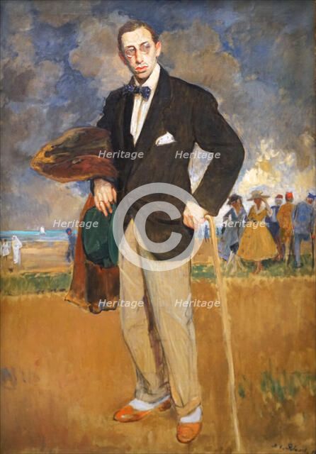 Portrait of the composer Igor Stravinsky (1882-1971), 1915. Creator: Blanche; Jacques-Émile (1861-1942).