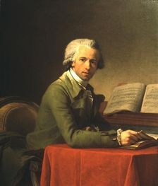 Portrait of the composer Ignace Pleyel (1757-1831), c1785. Creator: Vestier, Antoine (1740-1824)