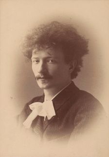 Portrait of the composer Ignacy Jan Paderewski (1860-1941), 1890. Creator: Photo studio Elliott & Fry, London