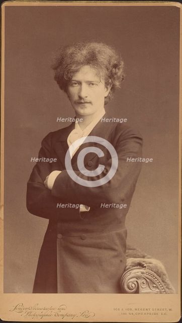 Portrait of the composer Ignacy Jan Paderewski (1860-1941), 1891. Creator: London Stereoscopic and Photographic Company.