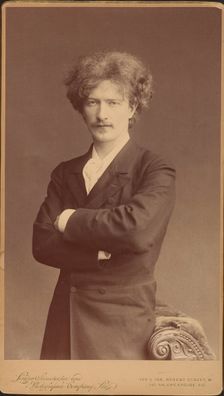 Portrait of the composer Ignacy Jan Paderewski (1860-1941), 1891. Creator: London Stereoscopic and Photographic Company