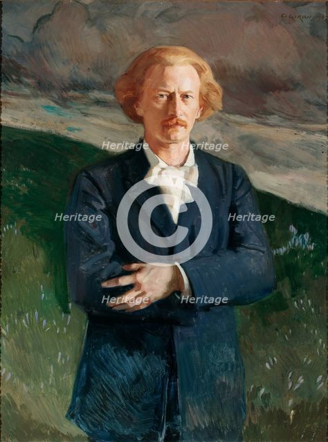 Portrait of the composer Ignacy Jan Paderewski (1860-1941), 1907. Creator: Giron, Charles (1850-1914).