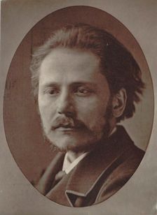 Portrait of the composer Jules Massenet (1842-1912), 1877. Creator: Petit, Pierre Lanith (1831-1909)