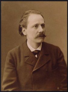 Portrait of the Composer Jules Massenet (1842-1912), 1890s. Creator: Anonymous