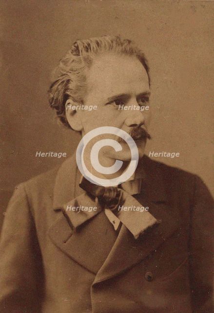 Portrait of the composer Jules Massenet (1842-1912), ca 1885. Creator: Anonymous.