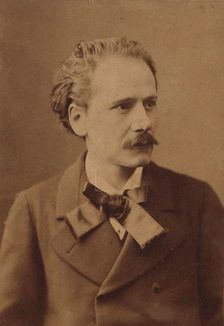 Portrait of the composer Jules Massenet (1842-1912), ca 1885. Creator: Anonymous