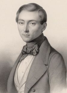 Portrait of the composer Jules Déjazet (1806-1846), 1840s