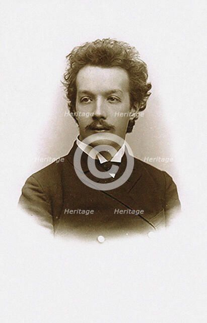 Portrait of the composer Julius Conus (1869-1942), 1893. Creator: Photo studio Levin, New York  .