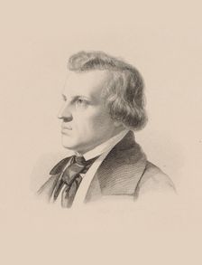 Portrait of the Composer Julius Rietz (1812-1877). Creator: Weger, August (1823-1892)